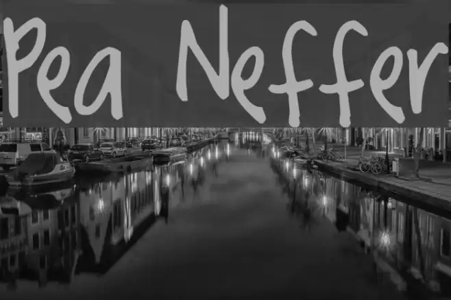 Pea Neffer フォント examples