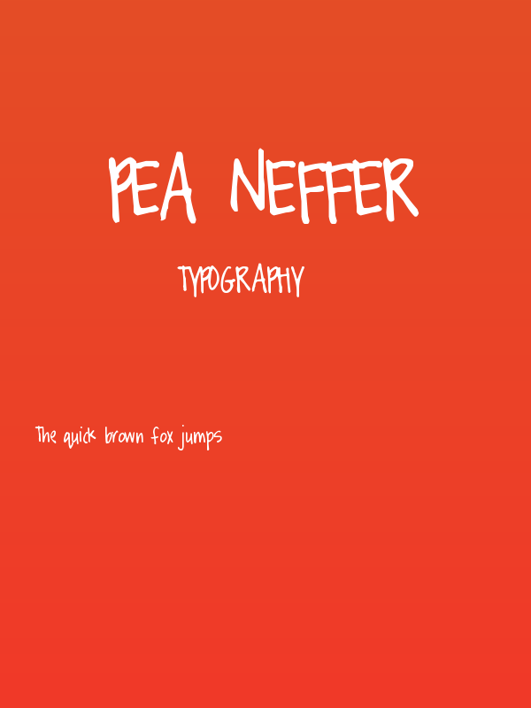 Pea Neffer Poster