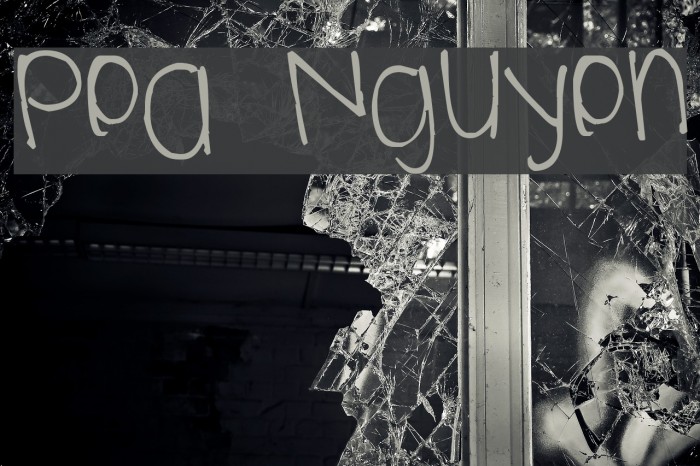 Pea Nguyen Font examples