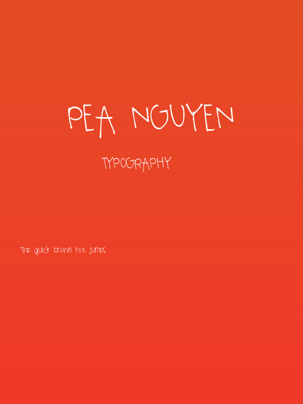 Pea Nguyen Poster