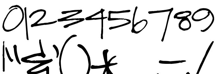 Pea Nic Script Font OTHER CHARS
