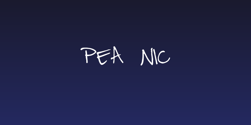 Pea Nic Social Header