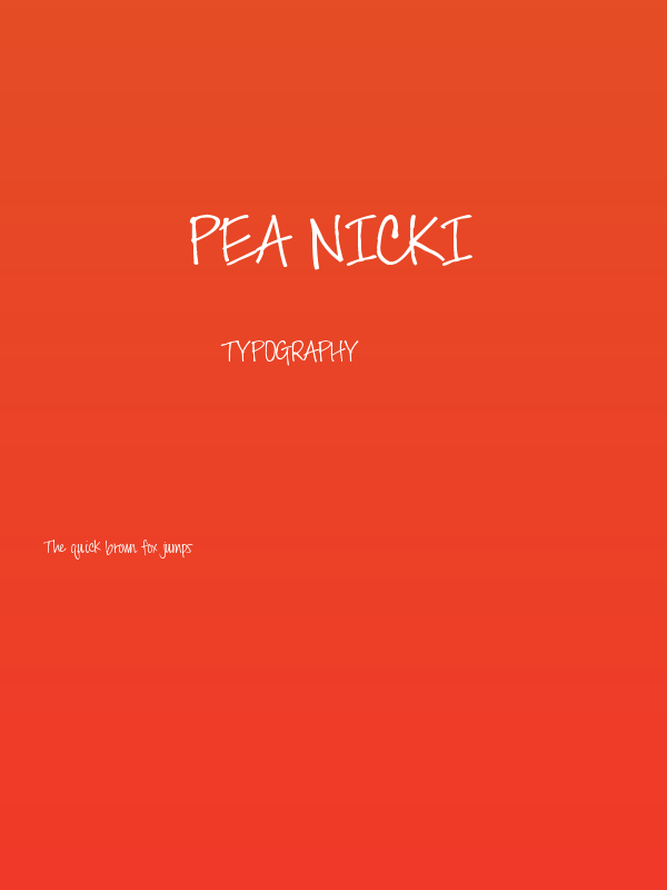 Pea Nicki Poster