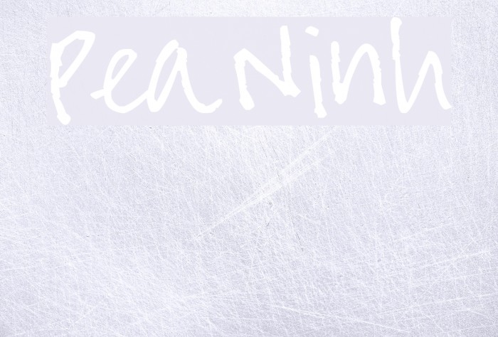 Pea Ninh Font examples