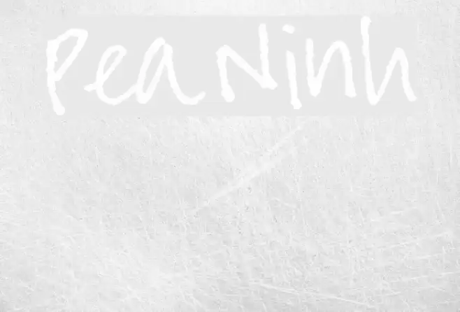 Pea Ninh Font examples