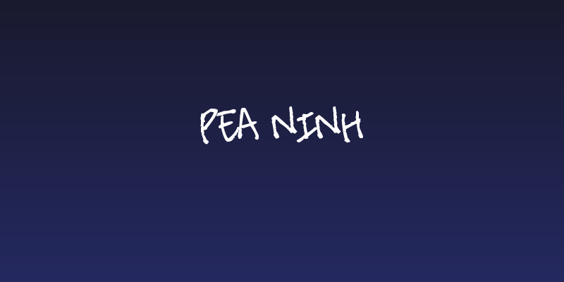 Pea Ninh Social Header