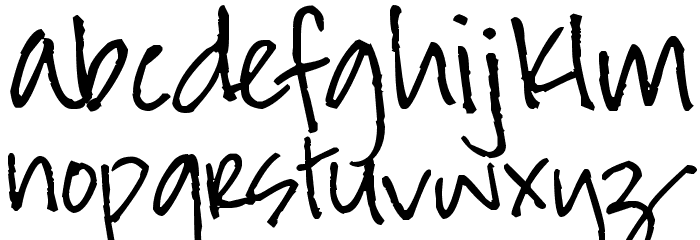 Pea Ninh Font LOWERCASE