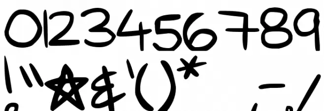 Pea Noa Font OTHER CHARS