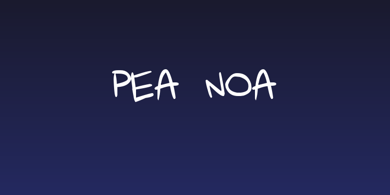 Pea Noa Social Header