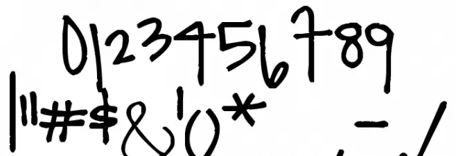 Pea Noodle Parlor Font OTHER CHARS