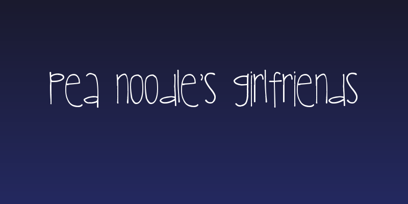 Pea Noodle's Girlfriends Social Header