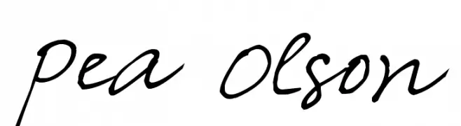 Pea Olson  Descarca Fonturi Gratis