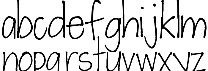 Pea Patti Font LOWERCASE