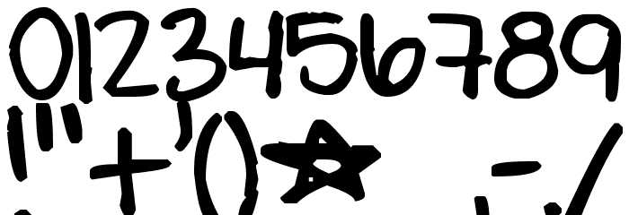 Pea Paula Font OTHER CHARS