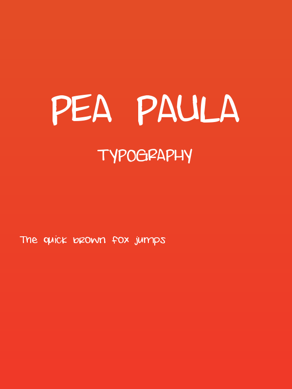 Pea Paula Poster