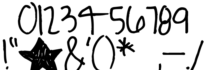 Pea Payton Font OTHER CHARS