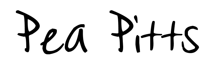 Pea Pitts  免费字体下载