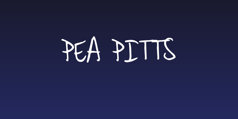 Pea Pitts Social Header