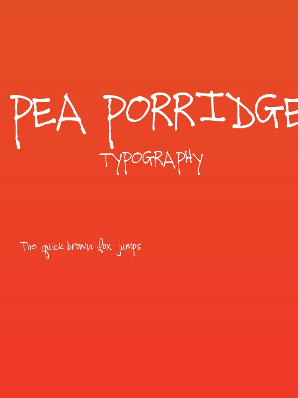 Pea Porridge Hot Poster