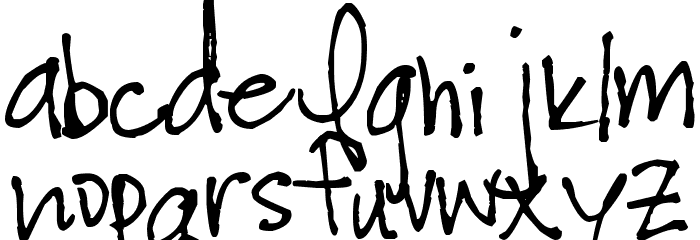 Pea Porridge Hot Font LOWERCASE