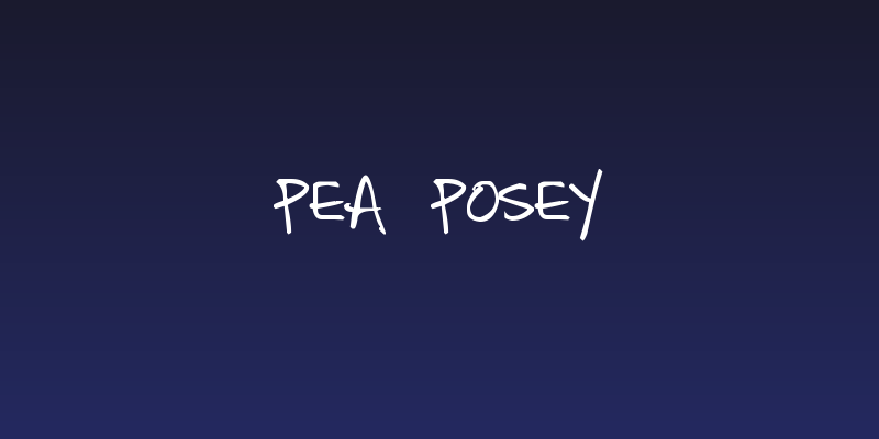 Pea Posey Social Header