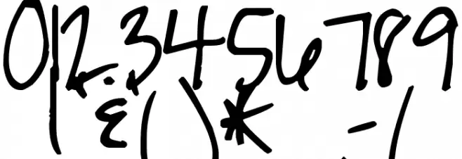 Pea Prochazka Font OTHER CHARS