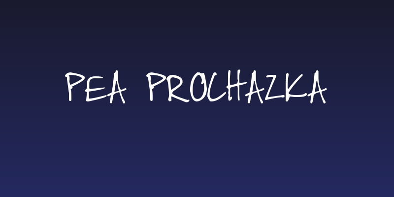 Pea Prochazka Social Header