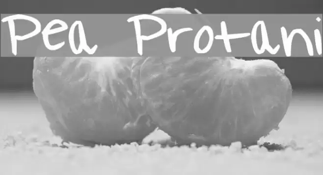 Pea Protani Font examples