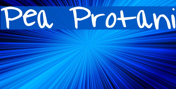 Pea Protani Font examples