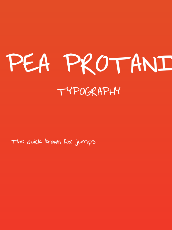 Pea Protani Poster