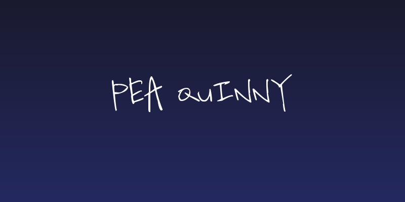 Pea Quinny Social Header