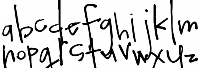 Pea Quinny फ़ॉन्ट लोअरकेस