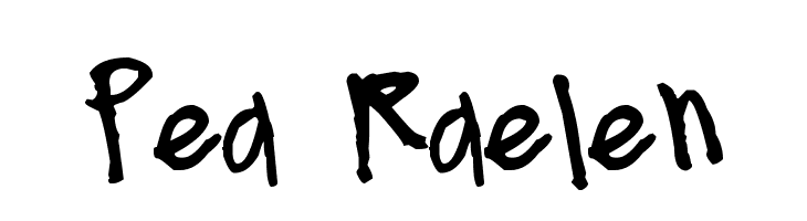 Pea Raelen Font