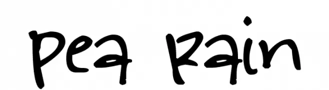 Pea Rain  免费字体下载