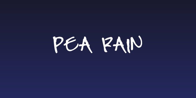 Pea Rain Social Header