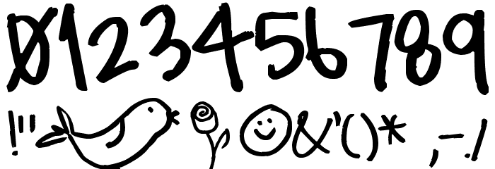 Pea Ramona Font OTHER CHARS