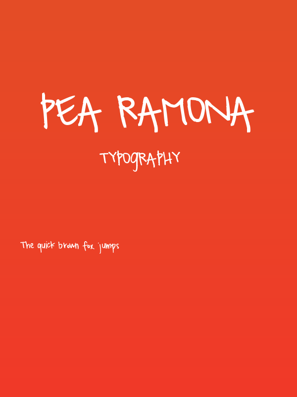 Pea Ramona Poster