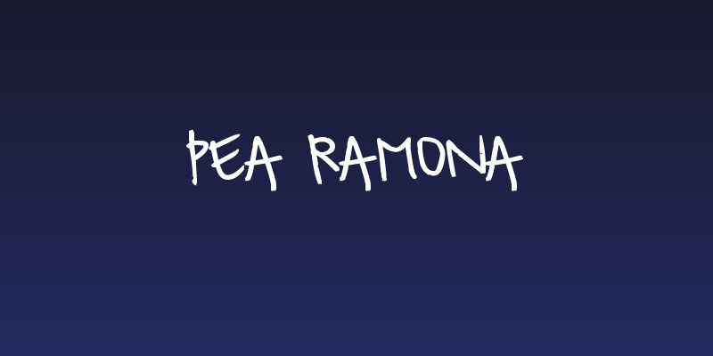 Pea Ramona Social Header