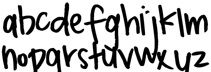 Pea Ramona Font LOWERCASE