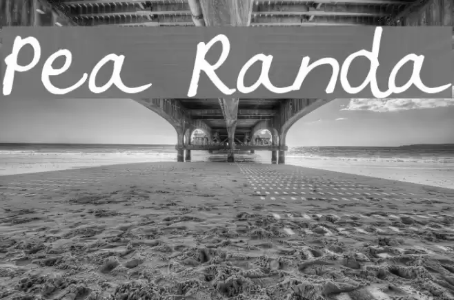 Pea Randa Font examples