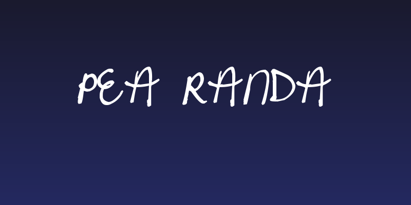 Pea Randa Social Header
