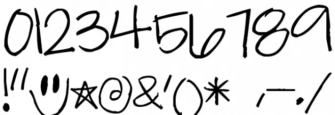 Pea Ratchette Font OTHER CHARS