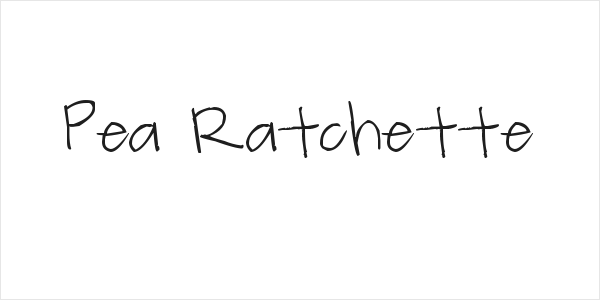 Pea Ratchette Logo