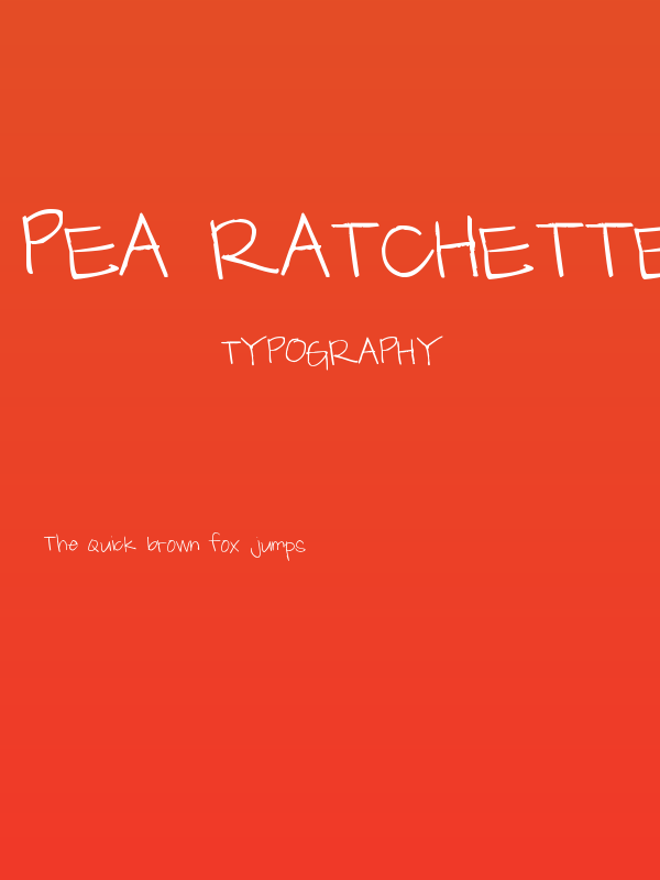 Pea Ratchette Poster