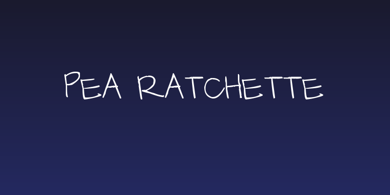 Pea Ratchette Social Header
