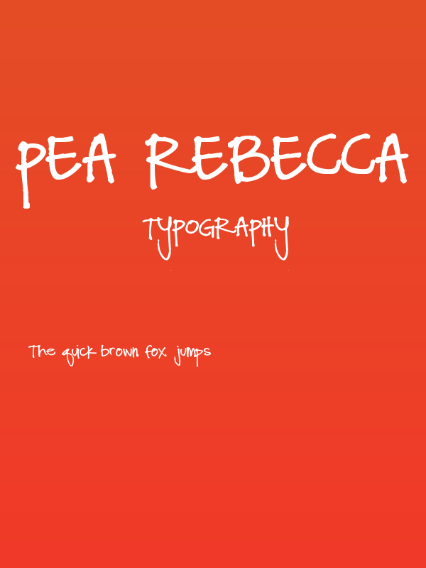 Pea Rebecca Poster