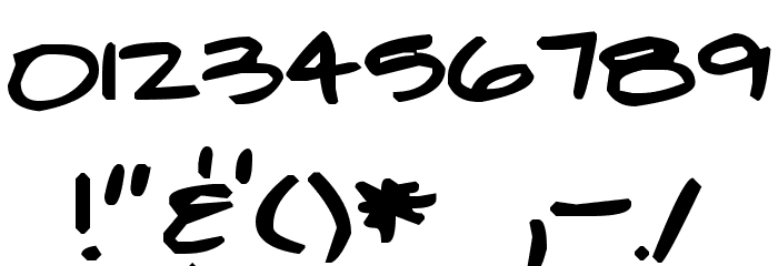 Pea Renee Font OTHER CHARS