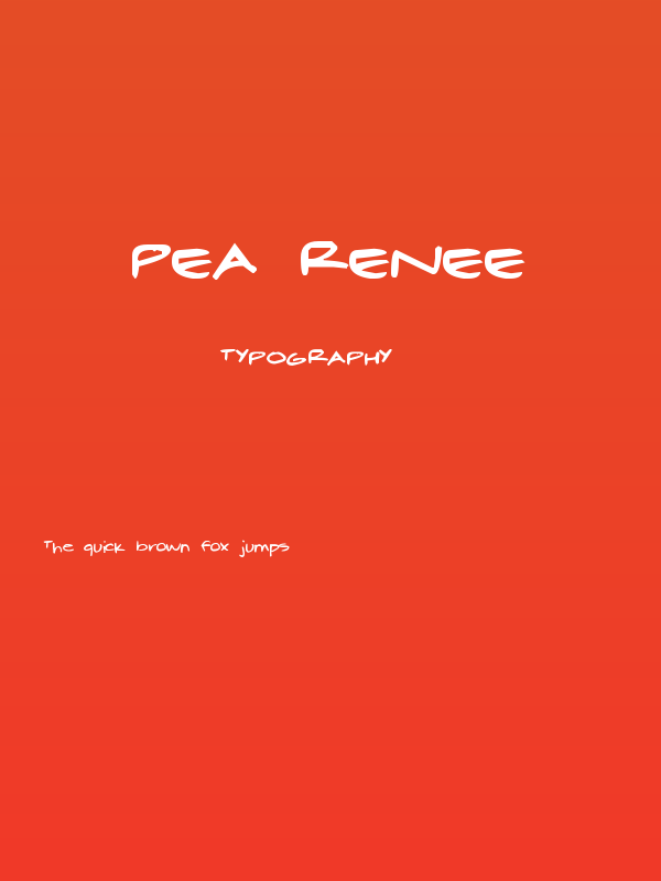 Pea Renee Poster