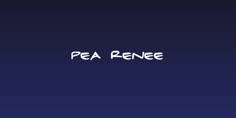 Pea Renee Social Header
