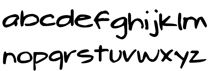 Pea Renee Font LOWERCASE